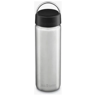 Klean Kanteen Edelstahl Trinkflasche 800ml Wide mit Loop Cap