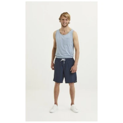 KnowledgeCotton Apparel Badehose SEA Boardshorts mit feinem Muster
