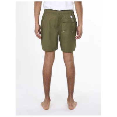 KnowledgeCotton Apparel Badehose - Swim shorts with elastic waist and Knowledge print
