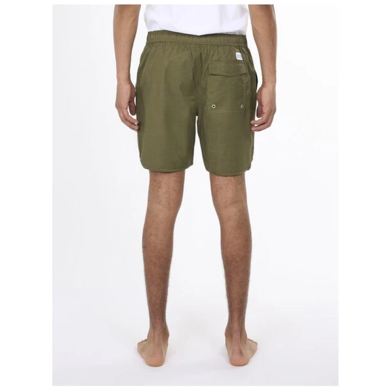 KnowledgeCotton Apparel Badehose - Swim shorts with elastic waist and Knowledge print