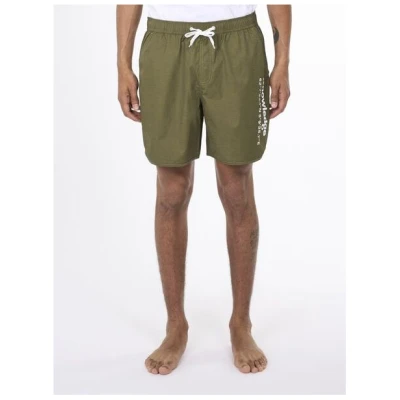 KnowledgeCotton Apparel Badehose - Swim shorts with elastic waist and Knowledge print