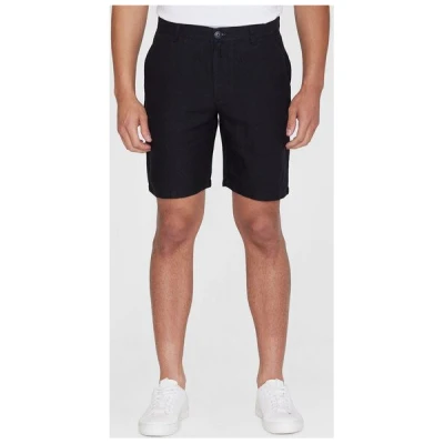 KnowledgeCotton Apparel Kurze Leinenhose - Chuck Regular