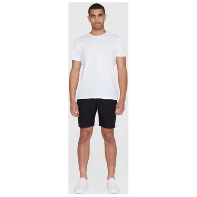 KnowledgeCotton Apparel Kurze Leinenhose - Chuck Regular