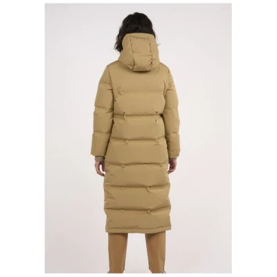 KnowledgeCotton Apparel Langer Puffermantel ALLYSSA aus recyceltem Material