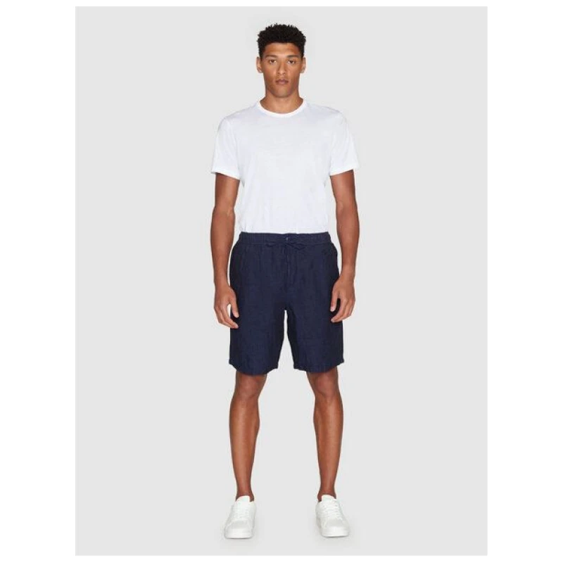 KnowledgeCotton Apparel Leinenshorts - Loose linen shorts - VEGAN