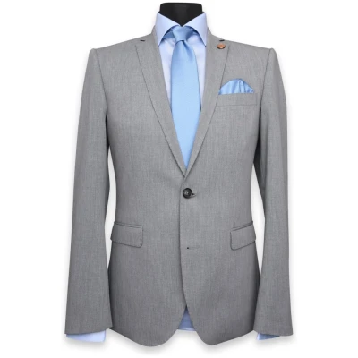 Kopenhagen Anzug-Jacket Light Grey Vegan