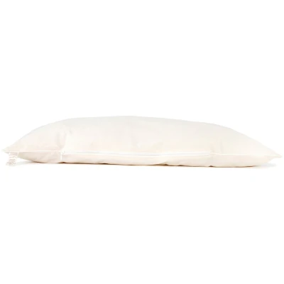 Kopfkissen mit Schurwoll-Füllung (kbT) 40x80cm, 700g, Perkal-Inlett