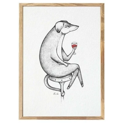 Kunstdruck "Jacques" von LIGARTI | A4, A3 oder A2 | Wandbild | Poster | Kunst