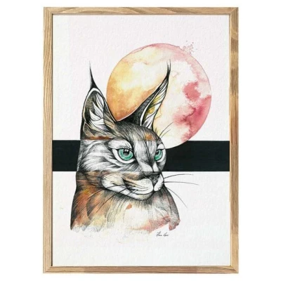 Kunstdruck "Luchs" von LIGARTI | A4, A3 oder A2 | Wandbild | Poster | Kunst