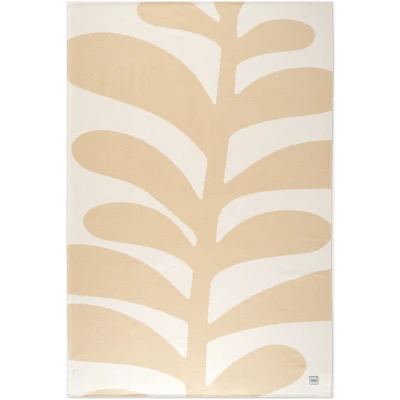 Kushel Decke Leaf | Leaf Beige
