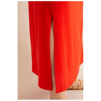 LANIUS Maxikleid aus Tencel Modal mit Bio-Baumwolle
