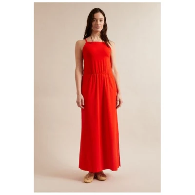 LANIUS Maxikleid aus Tencel Modal mit Bio-Baumwolle