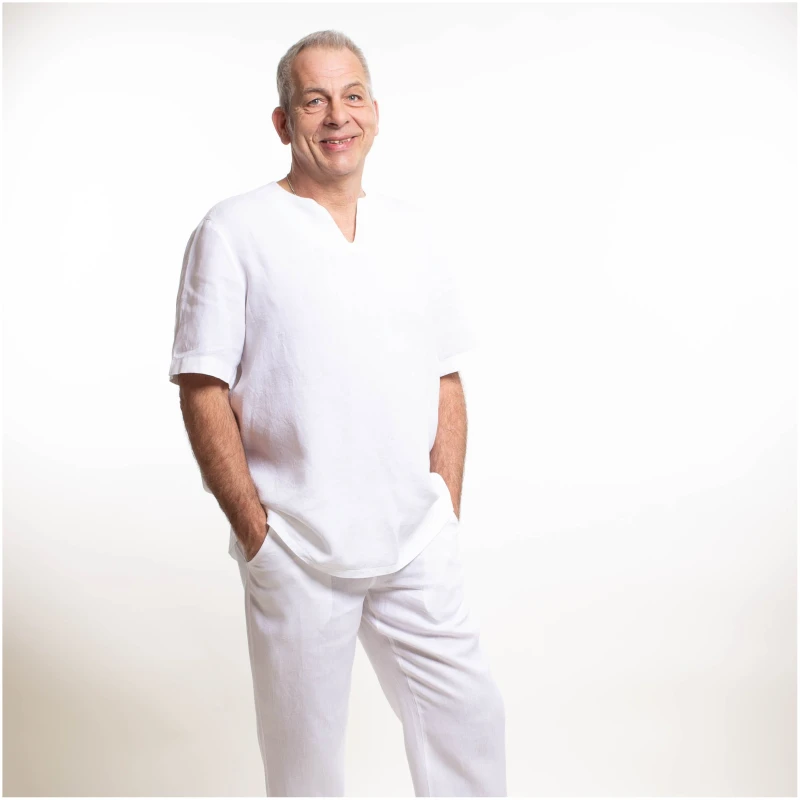 Leinenshirt mit Leinenhose "extra leicht"