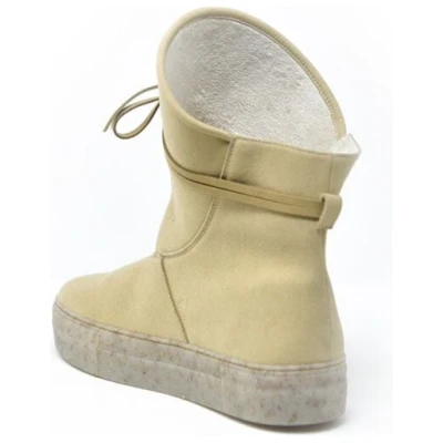 Marita Moreno Michone Pelz-Wildleder-Stiefel