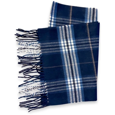 Matera Schal Check navy