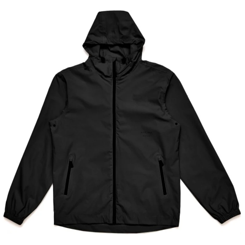 Mazine - Technical Rain Jacket Recycled Fabric - Regenjacke Gr S schwarz