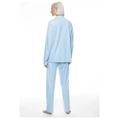 Mey Schlafanzug Pyjama lang "Elva" Bio-Baumwolle