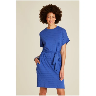 Minikleid aus Ajour-Jersey