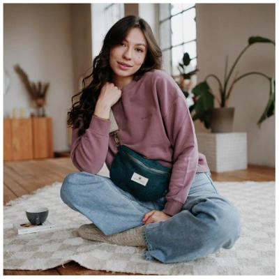 NORDLICHT Bauchtasche TOMMA Cord aus Bio-Baumwolle