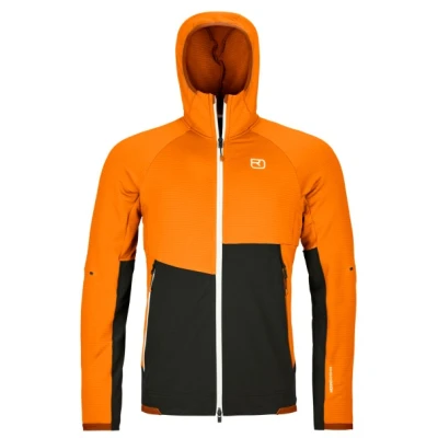 Ortovox - Fleece Rib Hoody - Fleecejacke Gr S orange