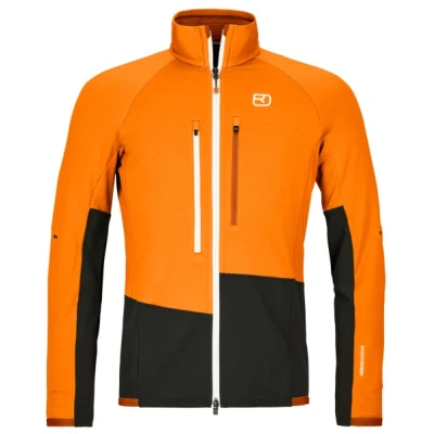 Ortovox - Fleece Rib Jacket - Fleecejacke Gr S orange