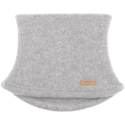 PURE PURE by Bauer Baby und Kinder Schlupfschal Bio-Merinowolle Fleece moonrock Gr. 1, Maße 21 x 20 cm