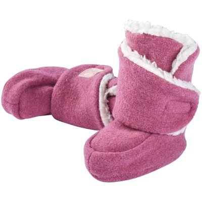 Pickapooh Baby Hausschuhe Babyschuhe Walk-Boots mit Klettverschluss rose Gr.1 (0-3 Monate)