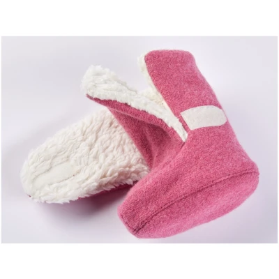 Pickapooh Baby Hausschuhe Babyschuhe Walk-Boots mit Klettverschluss rose Gr.1 (0-3 Monate)