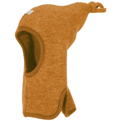 Pickapooh Baby und Kinder Schlupfmütze Bio-Schurwolle Fleece caramel Gr. 48