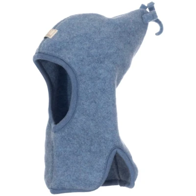 Pickapooh Baby und Kinder Schlupfmütze Bio-Schurwolle Fleece jeans Gr. 48