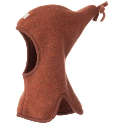 Pickapooh Baby und Kinder Schlupfmütze Bio-Schurwolle Fleece redwood Gr.48