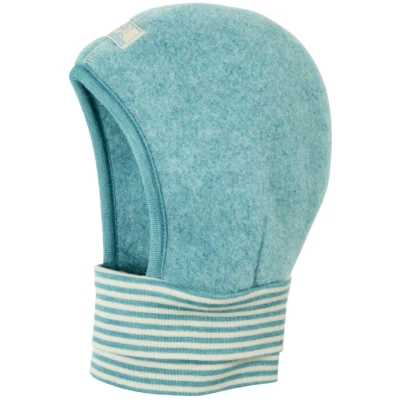 Pickapooh Baby und Kinder Schlupfmütze Wolle Seide Fleece sea green Gr.48