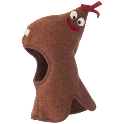 Pickapooh Baby und Kinder Schlupfmütze mit Zipfel Bio-Schurwolle redwood Gr. 48