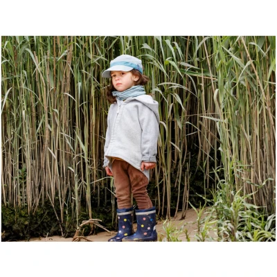Pickapooh Kinder Mütze Cap Musselin blue surf Gr.52