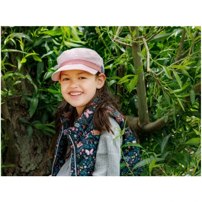 Pickapooh Kinder Mütze Cap Musselin mauve Gr.52