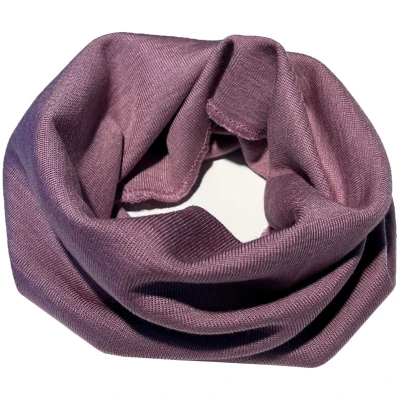 Pickapooh Kinder Schlauchschal Wolle Seide alt rose Onsize, Maße 29 x 19 cm