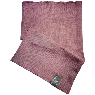Pickapooh Kinder Schlauchschal Wolle Seide alt rose Onsize, Maße 29 x 19 cm