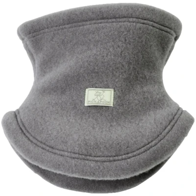 Pickapooh Kinder Schlupfschal Bio-Schurwolle Fleece dunkelgrau Gr.1 (1 bis 2 Jahre)
