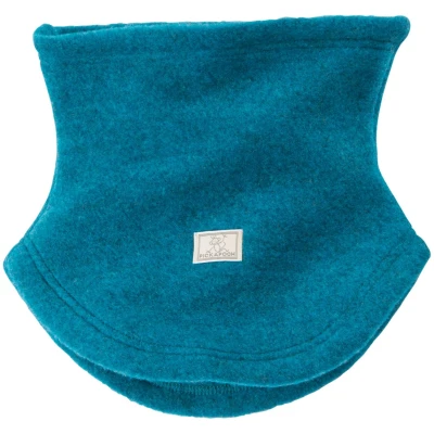 Pickapooh Kinder Schlupfschal Bio-Schurwolle Fleece petrol Gr.1 (1 bis 2 Jahre)