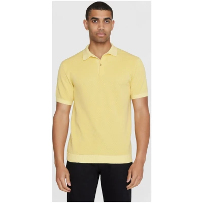 Poloshirt Two Toned Knitted