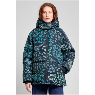 Pufferjacke Boden Botanical Schwarz