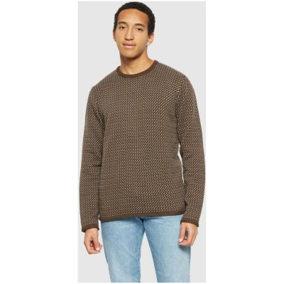 Pullover Jacquard Crew Neck