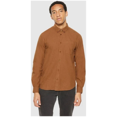 Regular Fit Melangé Flannel Shirt