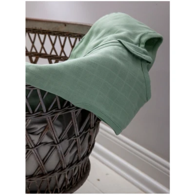 Schlafsack Baby Bio Baumwolle Musselin mint Gr. 1 (70 cm)