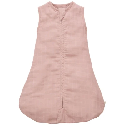 Schlafsack Baby Bio-Baumwolle Musselin rose Gr. 1 (70 cm)