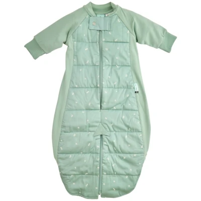 Schlafsack Baby Winter "ergoSleepSuit" sage Gr. 3-12 Monate