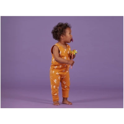 Sense Organics Baby Strampler cactus outline curry Gr.62/68 (3-6 Monate)