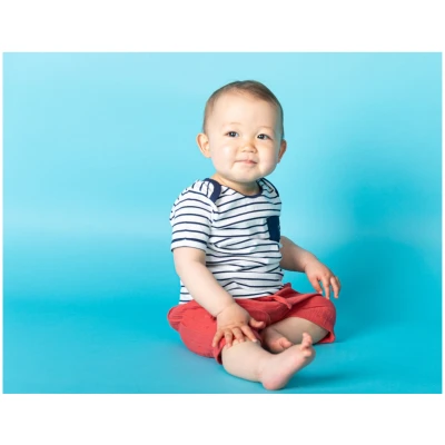 Sense Organics Baby T-Shirt marine-gestreift Gr.50/56 (0-3 Monate)