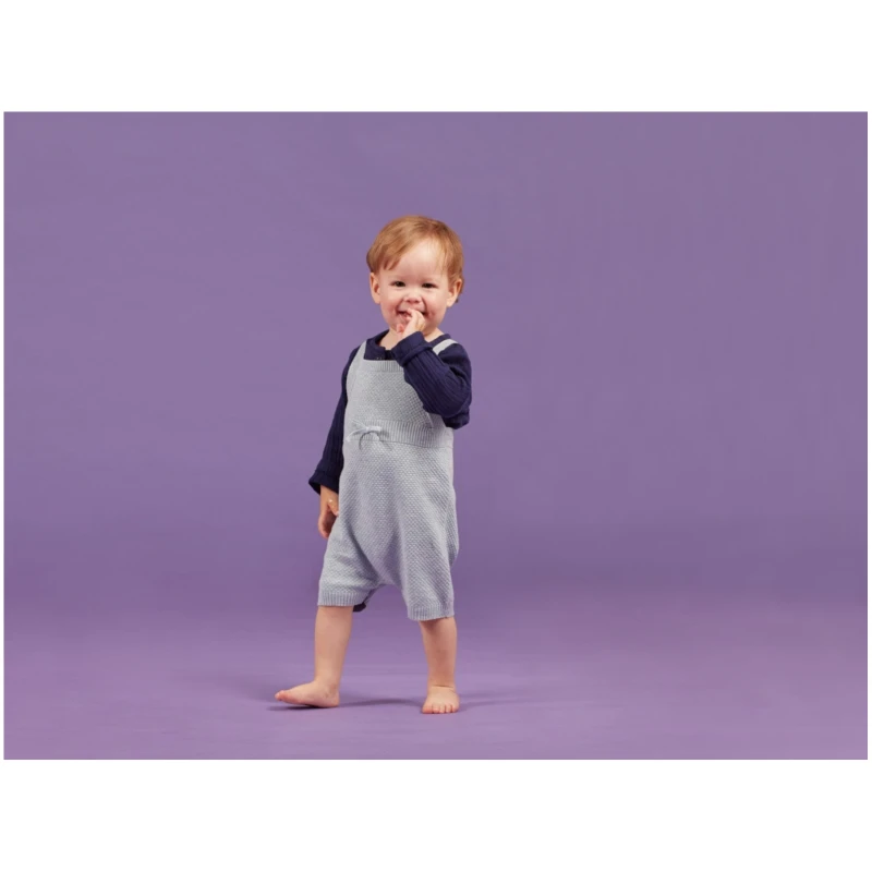Sense Organics Baby und Kinder Langarmshirt Musselin navy Gr.74 (6-9 Monate)