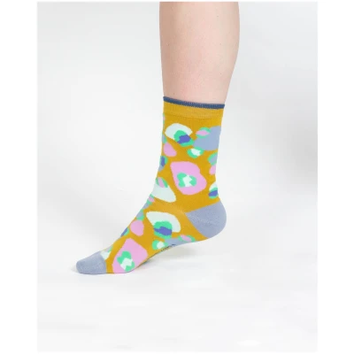 Socken Modell: Multi Leopard